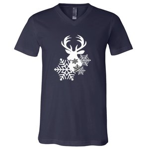 Merry Christmas | Costume Deer V-Neck T-Shirt