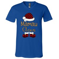 Mamaw Claus Christmas Mamaw Santa Cool Gift V-Neck T-Shirt