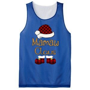 Mamaw Claus Christmas Mamaw Santa Cool Gift Mesh Reversible Basketball Jersey Tank