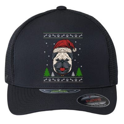 Merry Corgmas Corgi Santa Hat Corgi Ugly Christmas Meaningful Gift Flexfit Unipanel Trucker Cap