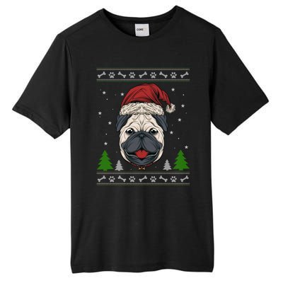 Merry Corgmas Corgi Santa Hat Corgi Ugly Christmas Meaningful Gift Tall Fusion ChromaSoft Performance T-Shirt