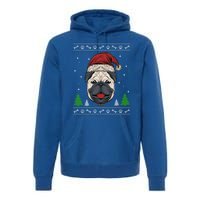 Merry Corgmas Corgi Santa Hat Corgi Ugly Christmas Meaningful Gift Premium Hoodie