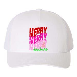 Merry Christmas Cute Holiday Gift Yupoong Adult 5-Panel Trucker Hat