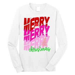 Merry Christmas Cute Holiday Gift Long Sleeve Shirt