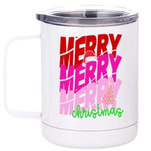 Merry Christmas Cute Holiday Gift 12 oz Stainless Steel Tumbler Cup