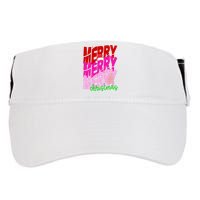 Merry Christmas Cute Holiday Gift Adult Drive Performance Visor