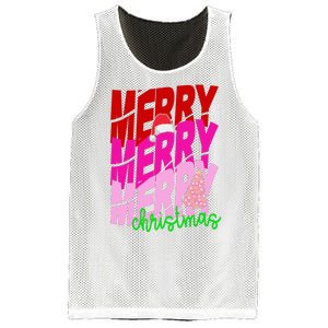 Merry Christmas Cute Holiday Gift Mesh Reversible Basketball Jersey Tank