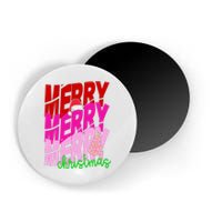 Merry Christmas Cute Holiday Gift Magnet