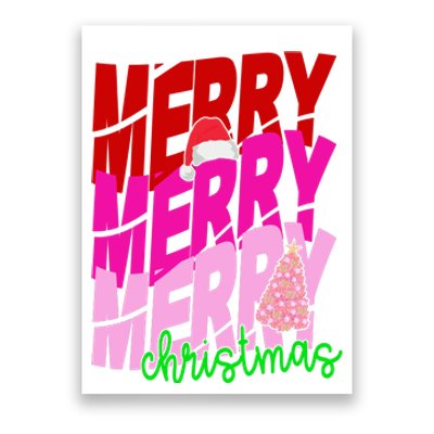 Merry Christmas Cute Holiday Gift Poster