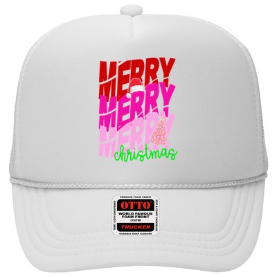 Merry Christmas Cute Holiday Gift Trucker Hat