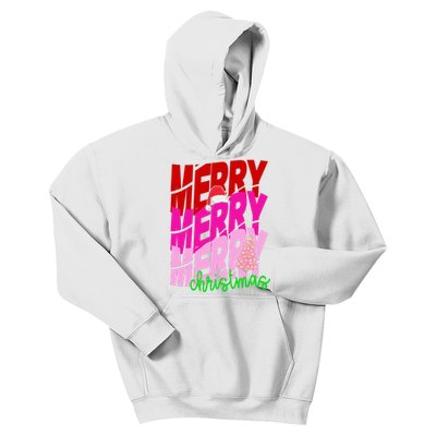 Merry Christmas Cute Holiday Gift Kids Hoodie