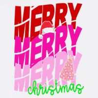 Merry Christmas Cute Holiday Gift Kids Hoodie