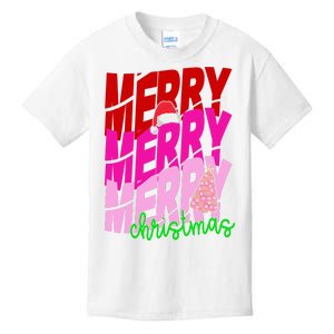 Merry Christmas Cute Holiday Gift Kids T-Shirt