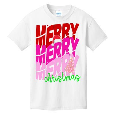 Merry Christmas Cute Holiday Gift Kids T-Shirt