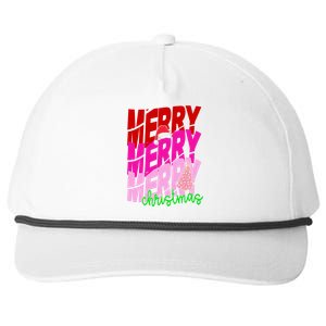 Merry Christmas Cute Holiday Gift Snapback Five-Panel Rope Hat