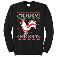 Merry Chickmas Chicken Ugly Christmas Sweater Sweatshirt