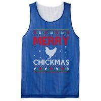 Merry Chickmas Chicken Xmas Gift Ugly Chicken Christmas Cool Gift Mesh Reversible Basketball Jersey Tank