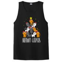 Meowy Catmas Cat Christmas Tree Xmas PosiCharge Competitor Tank