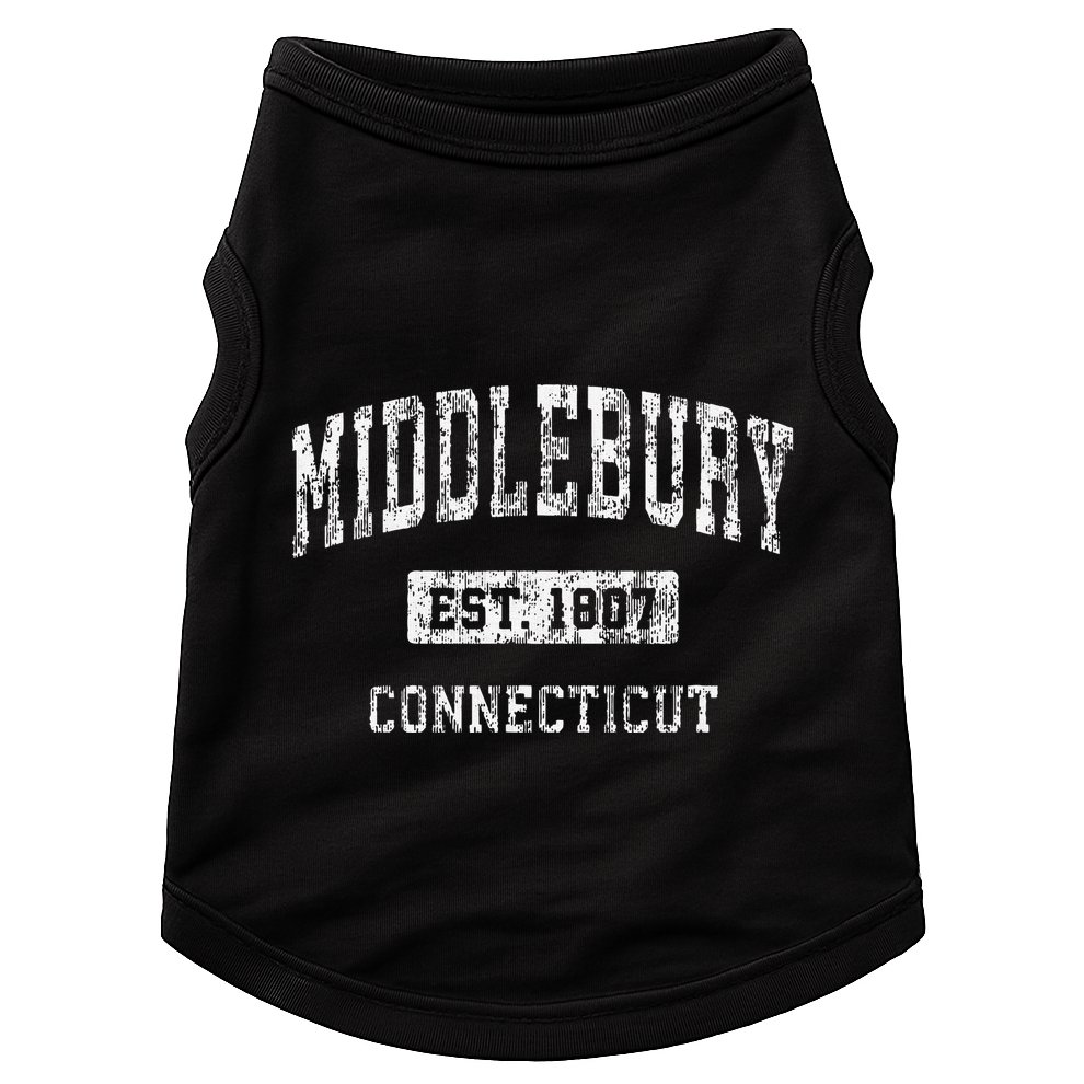 Middlebury Connecticut Ct Vintage Established Doggie Tank