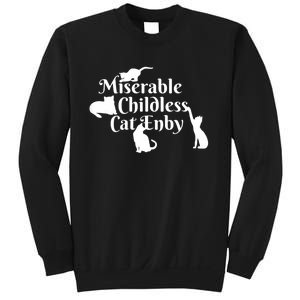 Miserable Childless Cat Enby Sweatshirt