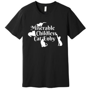 Miserable Childless Cat Enby Premium T-Shirt