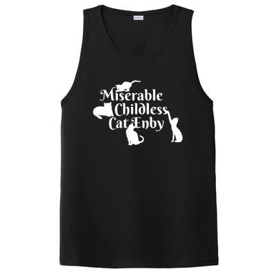 Miserable Childless Cat Enby PosiCharge Competitor Tank