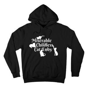 Miserable Childless Cat Enby Tall Hoodie