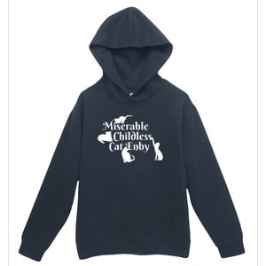 Miserable Childless Cat Enby Urban Pullover Hoodie