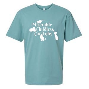 Miserable Childless Cat Enby Sueded Cloud Jersey T-Shirt