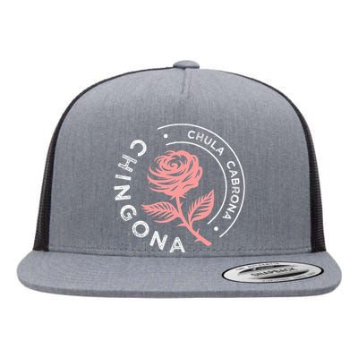 Mexicana Chula Cabrona Chingona Mexican Flat Bill Trucker Hat