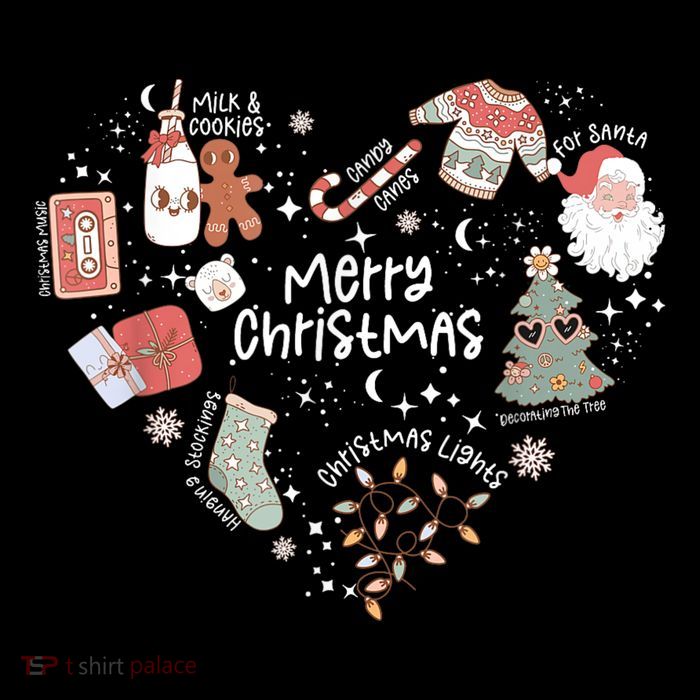 Merry Christmas Candy Cane Having Stocking Christmas Music Kids T-Shirt