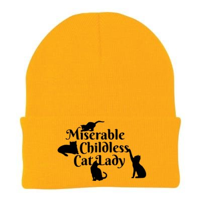 Miserable Childless Cat Lady Knit Cap Winter Beanie