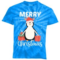 Merry Christmas Cute Penguin Animal Winter Xmas Bird Lover Cute Gift Kids Tie-Dye T-Shirt