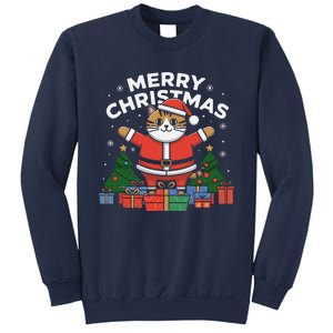 Meowy Christmas Cat Lover Festive Sweatshirt