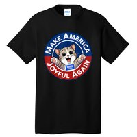 Make Cute Cat America Joyful Again Harris Waltz Funny Saying Tall T-Shirt