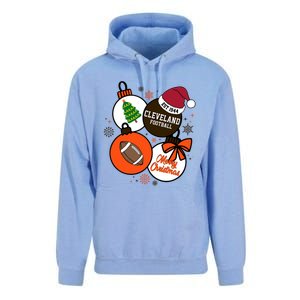 Merry Christmas Cleveland Football Est 1944 Unisex Surf Hoodie