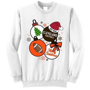 Merry Christmas Cleveland Football Est 1944 Sweatshirt