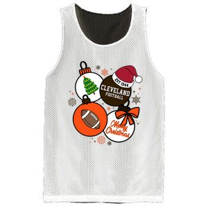 Merry Christmas Cleveland Football Est 1944 Mesh Reversible Basketball Jersey Tank