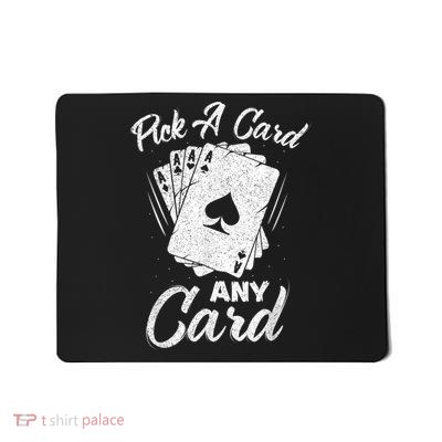 Magician Costume Card Tricks Pick A Card Any Card Mousepad