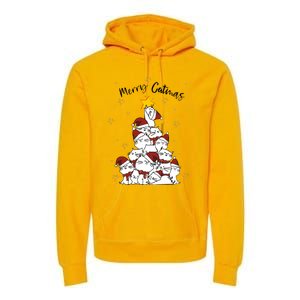 Merry Catmas Christmas Premium Hoodie