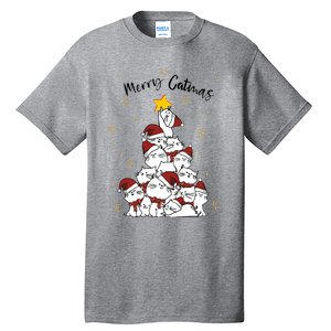 Merry Catmas Christmas Tall T-Shirt