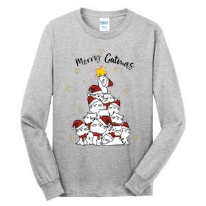 Merry Catmas Christmas Tall Long Sleeve T-Shirt