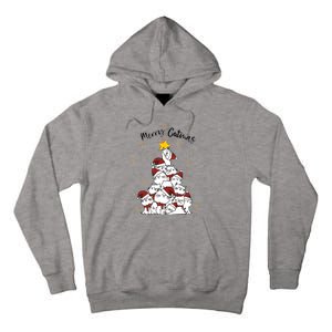 Merry Catmas Christmas Tall Hoodie