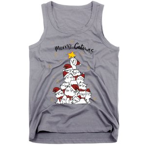 Merry Catmas Christmas Tank Top