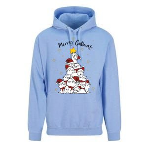 Merry Catmas Christmas Unisex Surf Hoodie