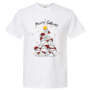 Merry Catmas Christmas Garment-Dyed Heavyweight T-Shirt