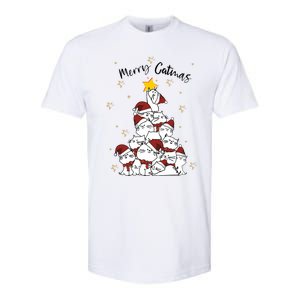 Merry Catmas Christmas Softstyle CVC T-Shirt