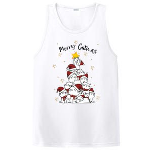 Merry Catmas Christmas PosiCharge Competitor Tank