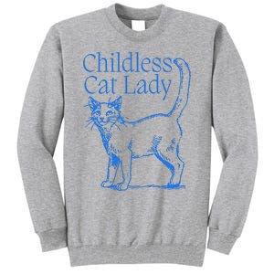 Meidastouch Childless Cat Lady Tall Sweatshirt