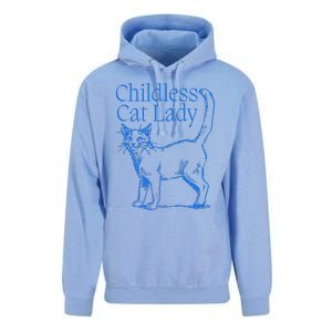 Meidastouch Childless Cat Lady Unisex Surf Hoodie